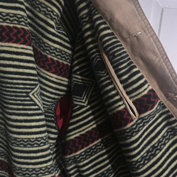 Patagonia vintage Nuevo range coat barn jacket work wear aztec synchilla - Picture 8 of 16